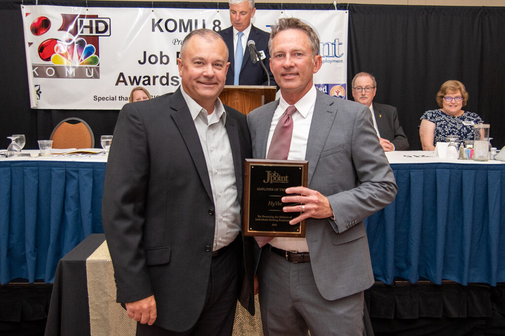 Jim Simmons and Nick Allen - Employer of the Year