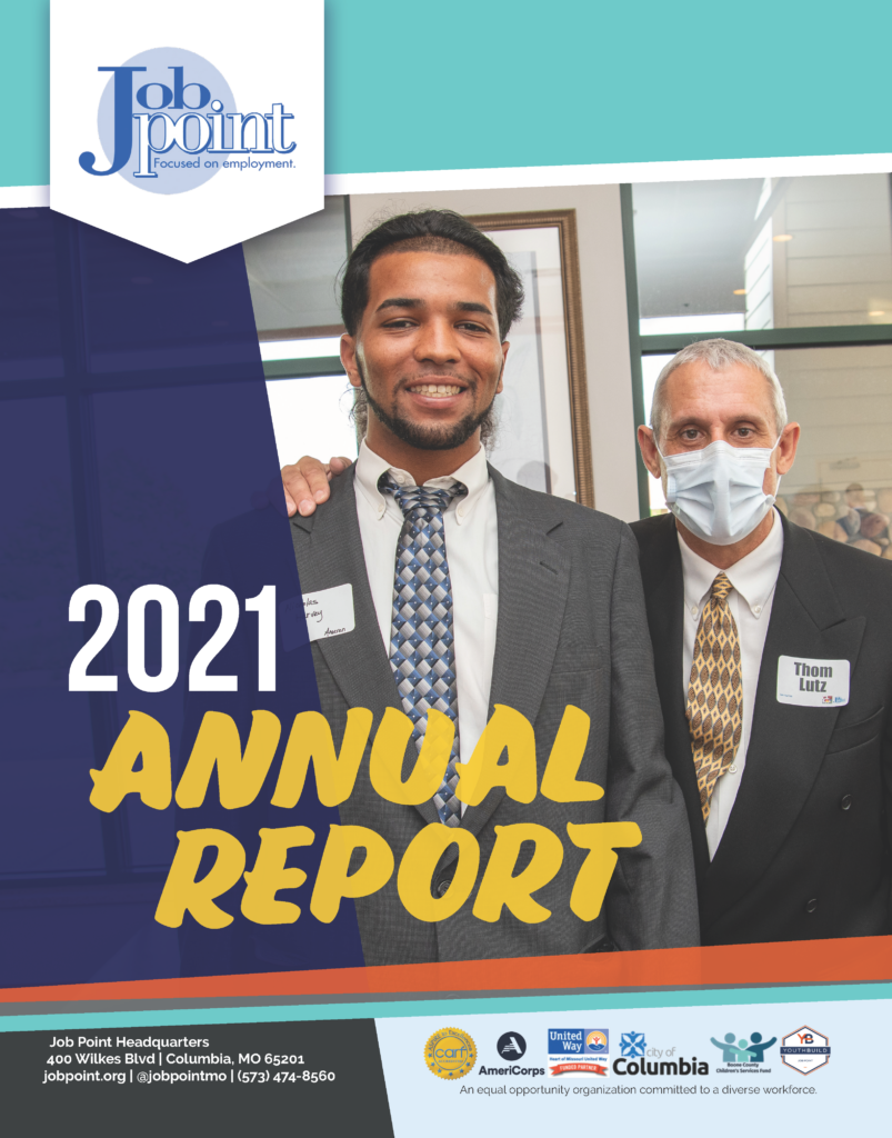 Click on this image to open the PDF of Job Point's 2021 Annual Report