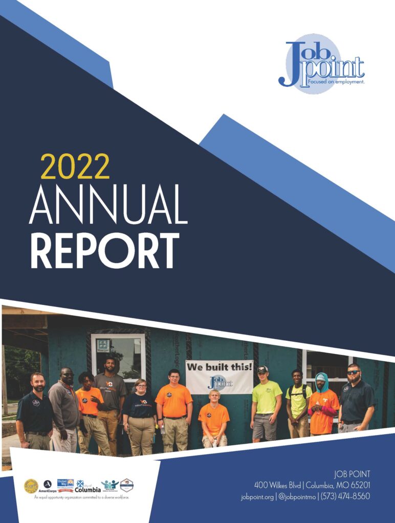 Click on this image to open the PDF of Job Point's 2022 Annual Report