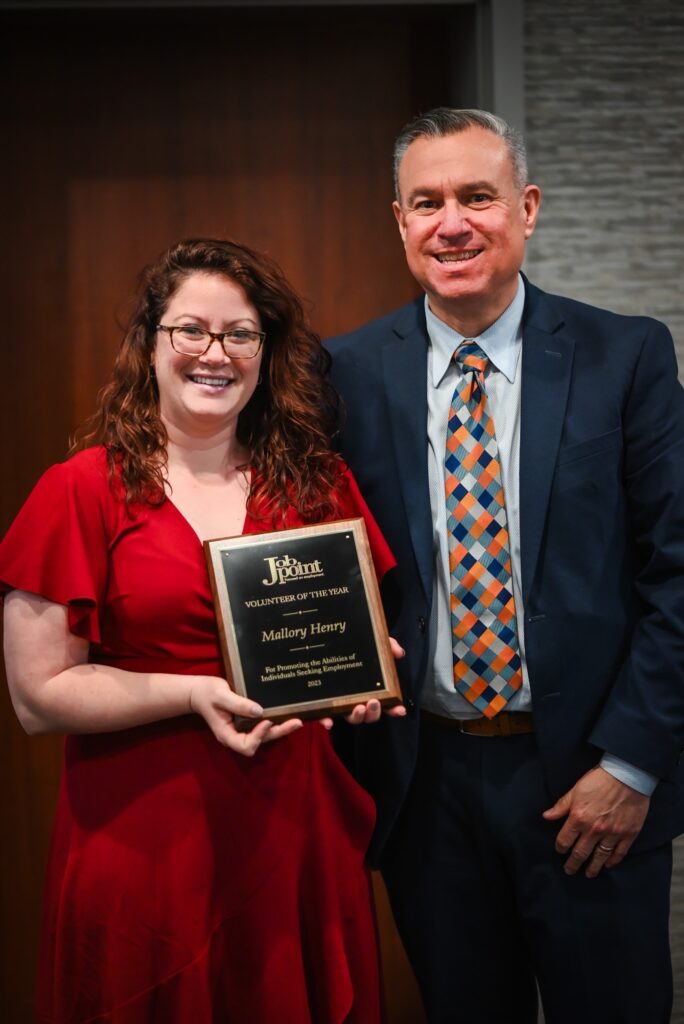 Mallory Henry, Volunteer of the Year - Job Point 