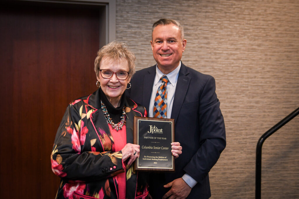 Columbia Senior Center, Partner of the Year - Job Point